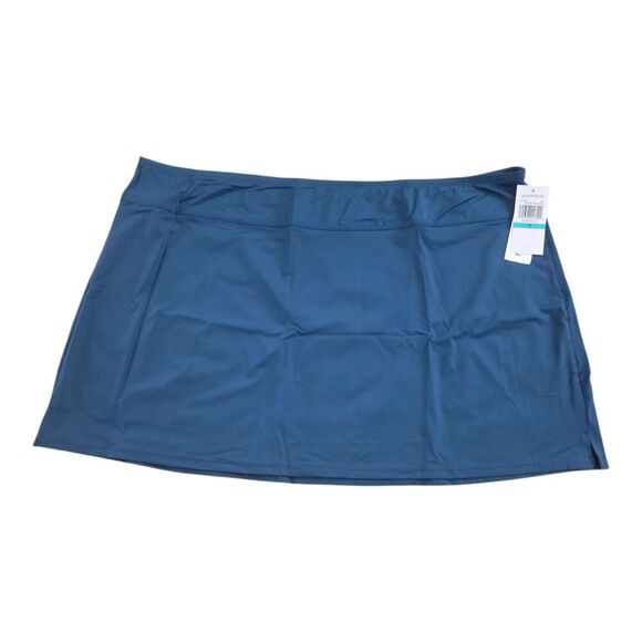 Jantzen Blue Side Slit Swimsuit Coverup Skirt 16 - Picture 2 of 5